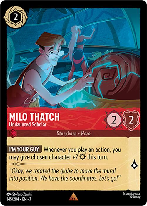 Milo Thatch - Undaunted Scholar (145/204) [Archazia's Island] | Rock City Comics