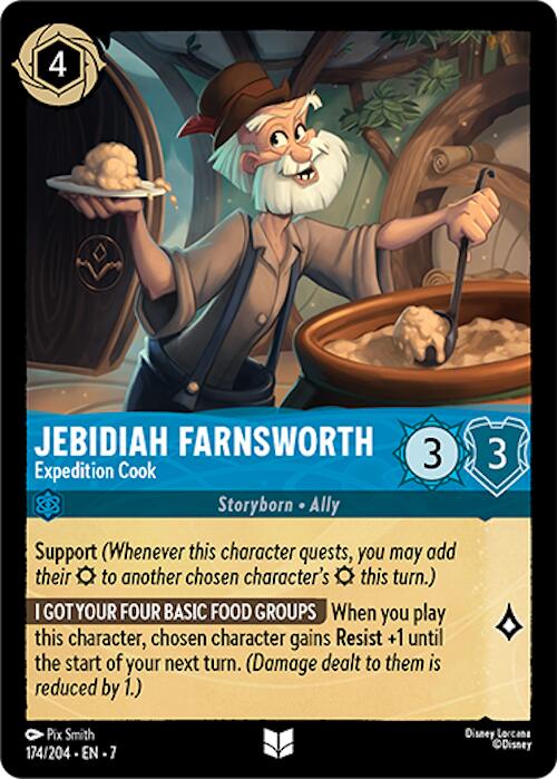 Jebidiah Farnsworth - Expedition Cook (174/204) [Archazia's Island] | Rock City Comics
