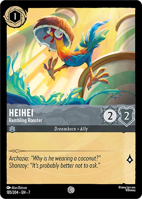 Heihei - Rambling Rooster (185/204) [Archazia's Island] | Rock City Comics