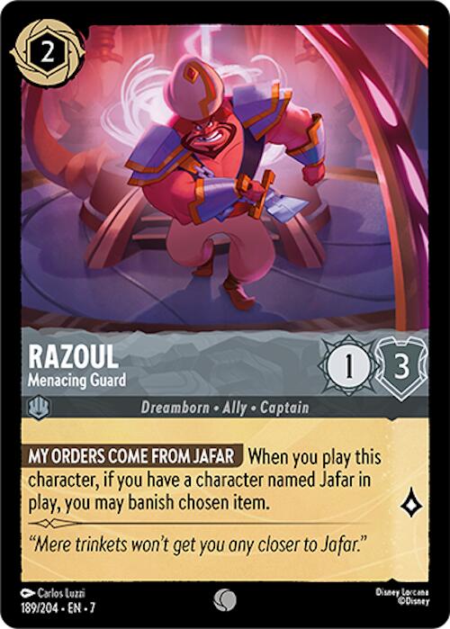 Razoul - Menacing Guard (189/204) [Archazia's Island] | Rock City Comics