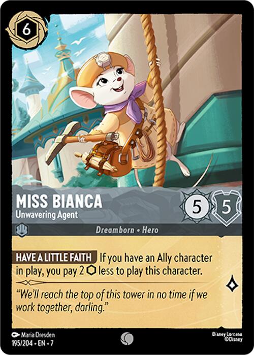 Miss Bianca - Unwavering Agent (195/204) [Archazia's Island] | Rock City Comics