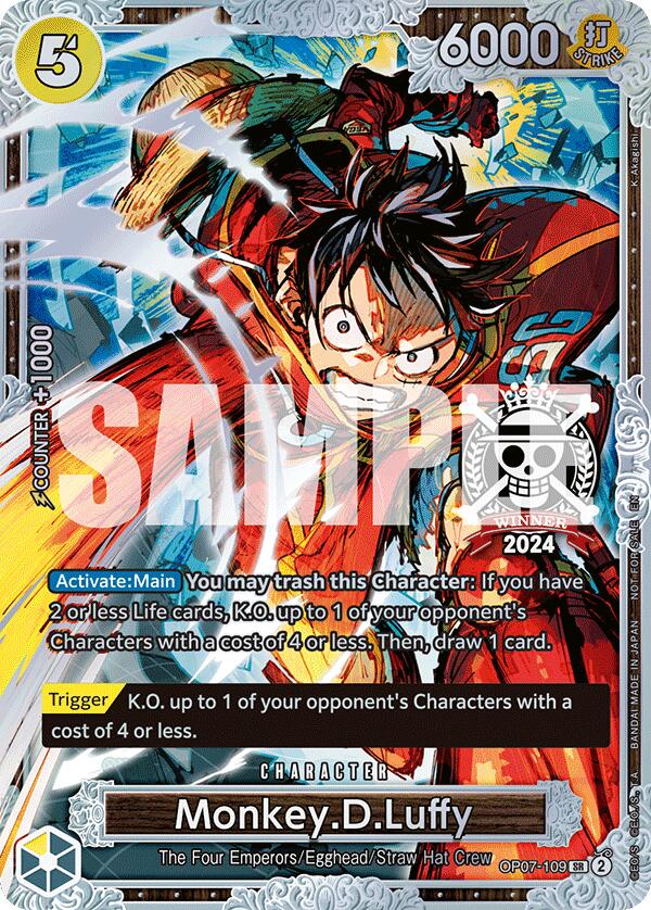 Monkey.D.Luffy (Championship 2024 World Final 2nd Place) [One Piece Promotion Cards] | Rock City Comics