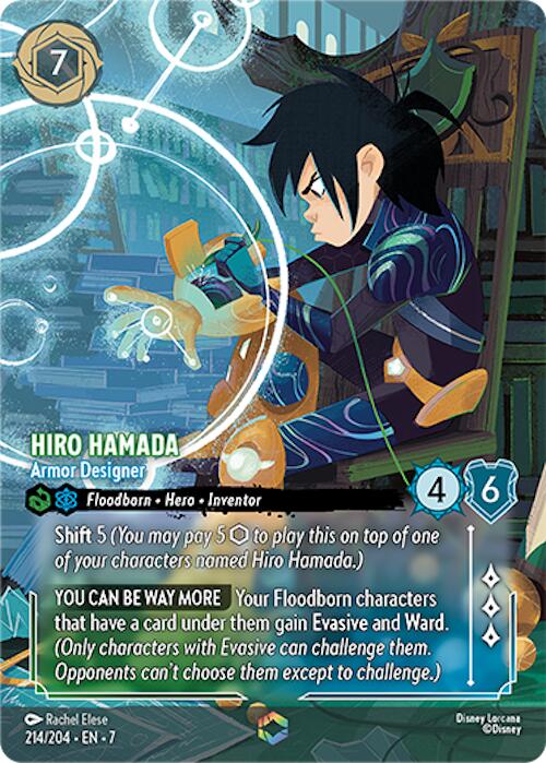 Hiro Hamada - Armor Designer (Enchanted) (214/204) [Archazia's Island] | Rock City Comics