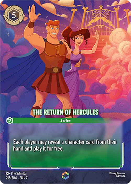 The Return of Hercules (Enchanted) (215/204) [Archazia's Island] | Rock City Comics