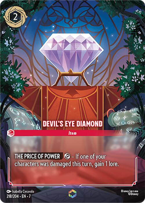Devil's Eye Diamond (Enchanted) (218/204) [Archazia's Island] | Rock City Comics