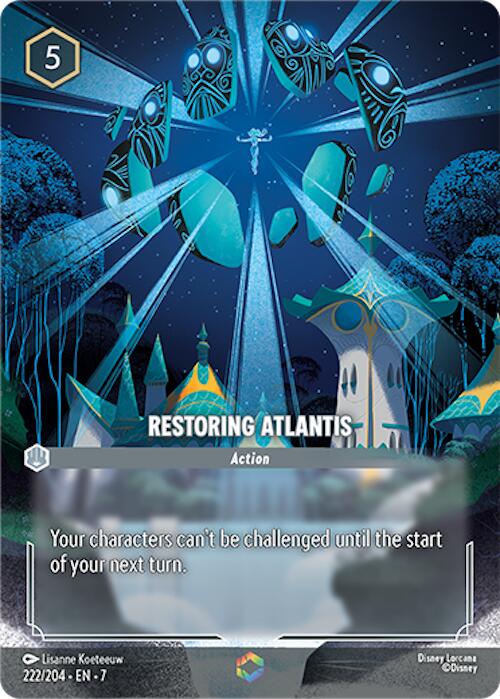 Restoring Atlantis (Enchanted) (222/204) [Archazia's Island] | Rock City Comics