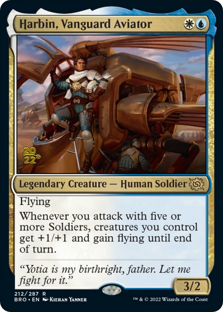 Harbin, Vanguard Aviator [The Brothers' War Prerelease Promos] | Rock City Comics