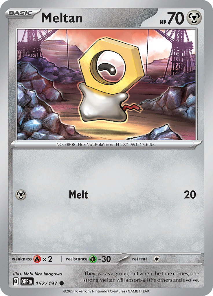 Meltan (152/197) [Scarlet & Violet: Obsidian Flames] | Rock City Comics