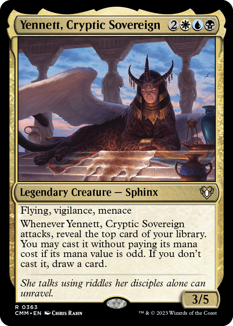 Yennett, Cryptic Sovereign [Commander Masters] | Rock City Comics