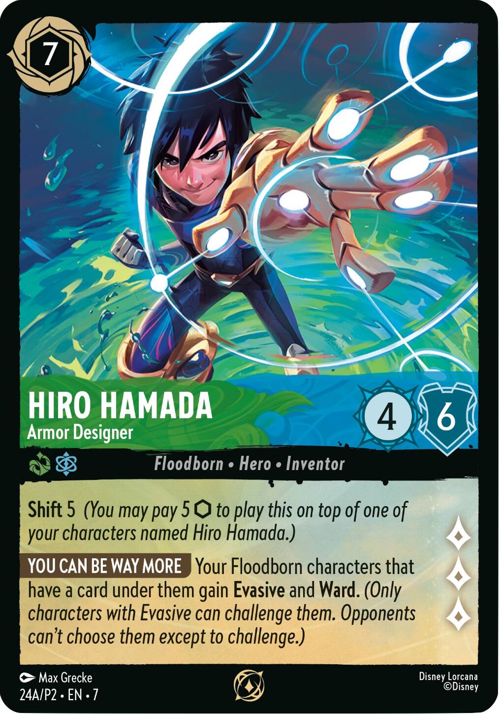 Hiro Hamada - Armor Designer (Store Championship) (Participant) (24) [Promo Cards] | Rock City Comics
