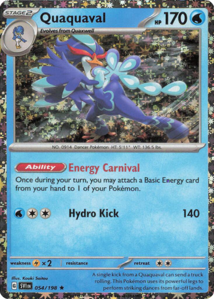 Quaquaval (054/198) (Sparkle Holo) [Miscellaneous Cards] | Rock City Comics