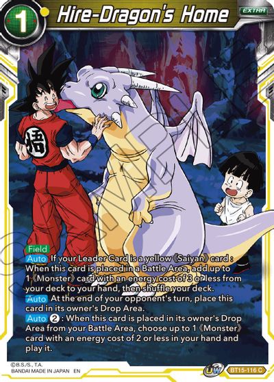 Hire-Dragon's Home (BT15-116) [Saiyan Showdown] | Rock City Comics