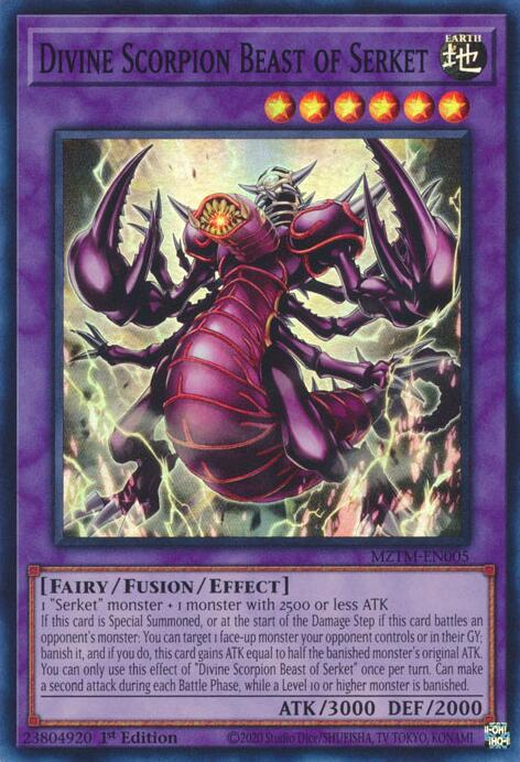 Divine Scorpion Beast of Serket [MZTM-EN005] Super Rare | Rock City Comics