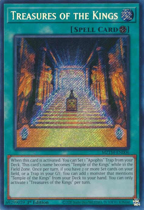 Treasures of the Kings [MZTM-EN006] Secret Rare | Rock City Comics