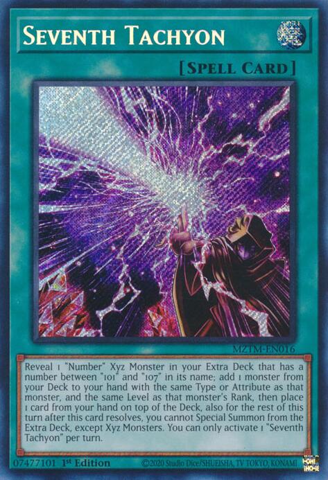 Seventh Tachyon [MZTM-EN016] Secret Rare | Rock City Comics