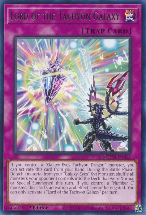 Lord of the Tachyon Galaxy [MZTM-EN017] Rare | Rock City Comics