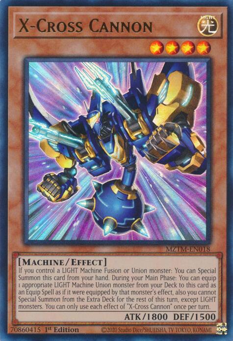 X-Cross Cannon [MZTM-EN018] Ultra Rare | Rock City Comics