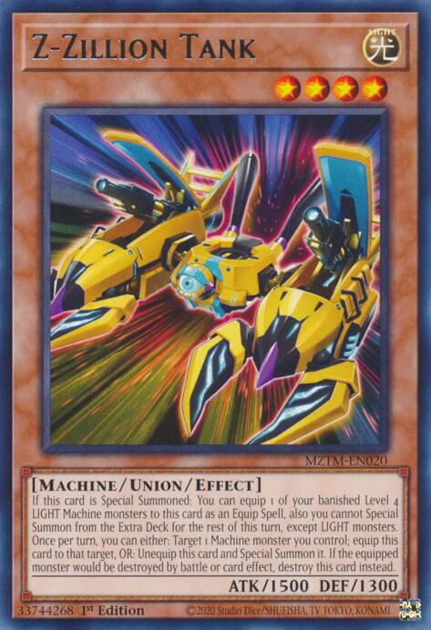 Z-Zillion Tank [MZTM-EN020] Rare | Rock City Comics
