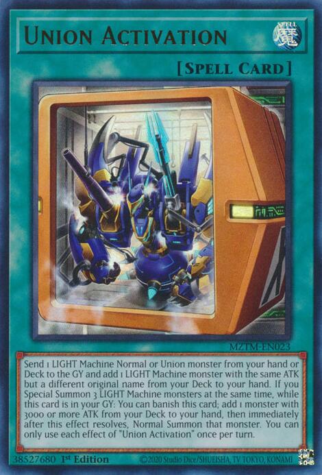 Union Activation [MZTM-EN023] Ultra Rare | Rock City Comics