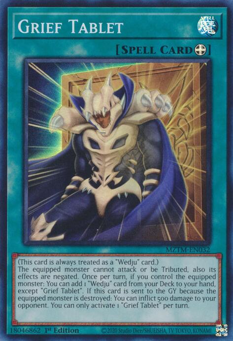 Grief Tablet [MZTM-EN032] Super Rare | Rock City Comics
