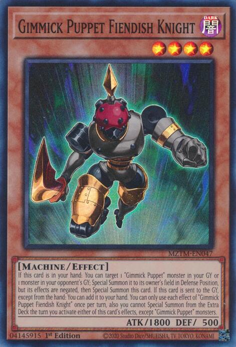 Gimmick Puppet Fiendish Knight [MZTM-EN047] Super Rare | Rock City Comics