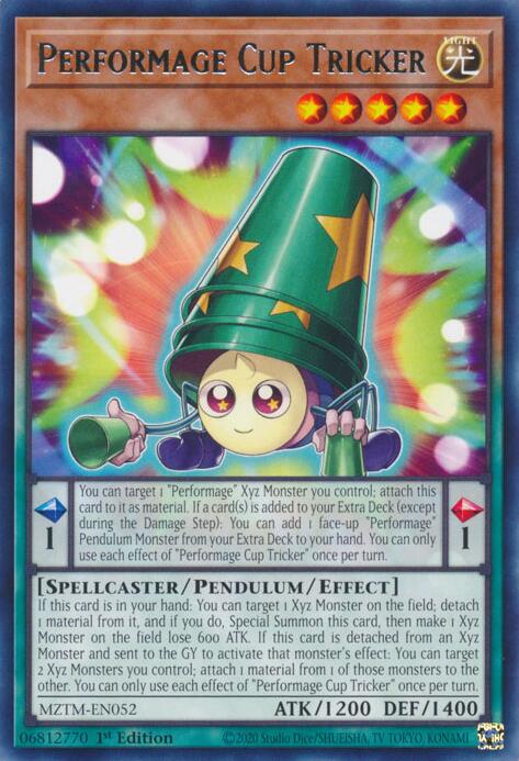 Performage Cup Tricker [MZTM-EN052] Rare | Rock City Comics