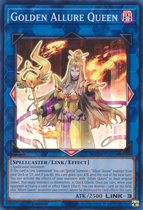 Golden Allure Queen [MZTM-EN058] Super Rare | Rock City Comics