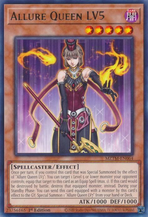 Allure Queen LV5 [MZTM-EN064] Rare | Rock City Comics