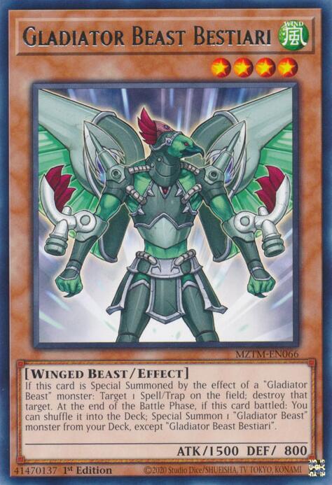 Gladiator Beast Bestiari [MZTM-EN066] Rare | Rock City Comics