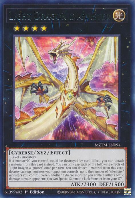 Light Dragon @Ignister [MZTM-EN094] Rare | Rock City Comics
