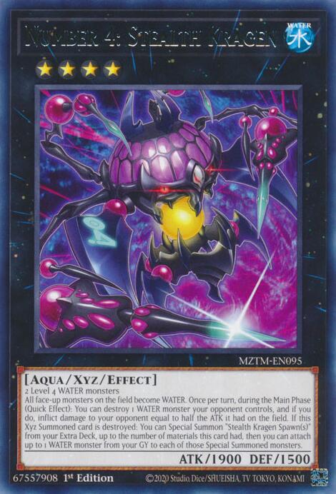 Number 4: Stealth Kragen [MZTM-EN095] Rare | Rock City Comics