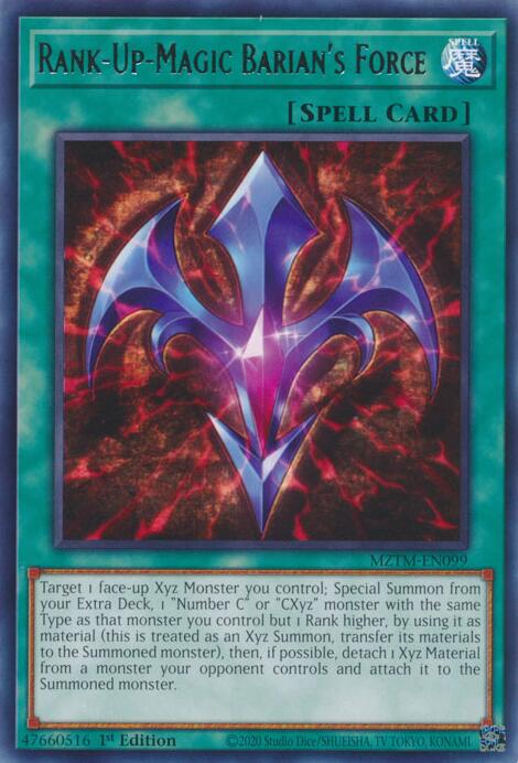 Rank-Up-Magic Barian's Force [MZTM-EN099] Rare | Rock City Comics