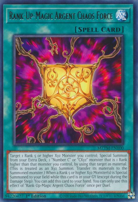 Rank-Up-Magic Argent Chaos Force [MZTM-EN100] Rare | Rock City Comics