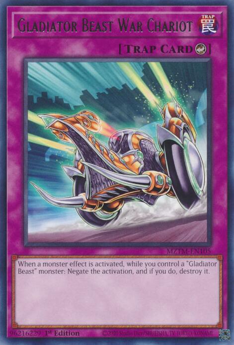 Gladiator Beast War Chariot [MZTM-EN105] Rare | Rock City Comics