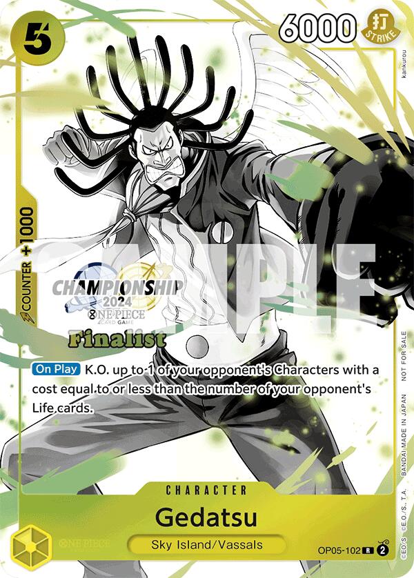 Gedatsu (Championship 2024 Card Set Vol. 2) [Finalist] [One Piece Promotion Cards] | Rock City Comics