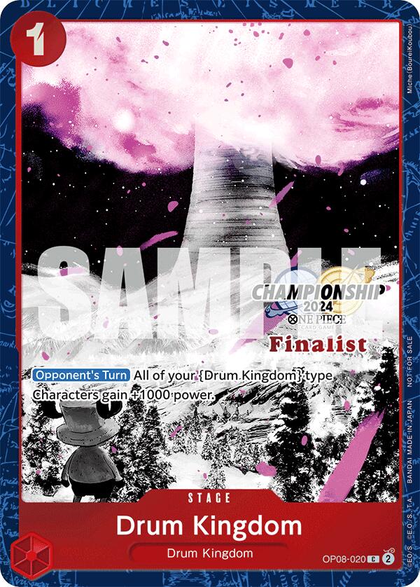 Drum Kingdom (Championship 2024 Card Set Vol. 2) [Finalist] [One Piece Promotion Cards] | Rock City Comics