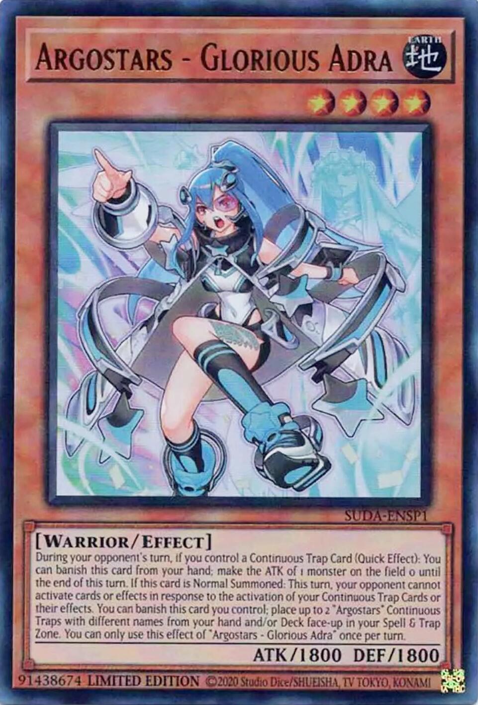 Argostars - Glorious Adra [SUDA-ENSP1] Ultra Rare | Rock City Comics
