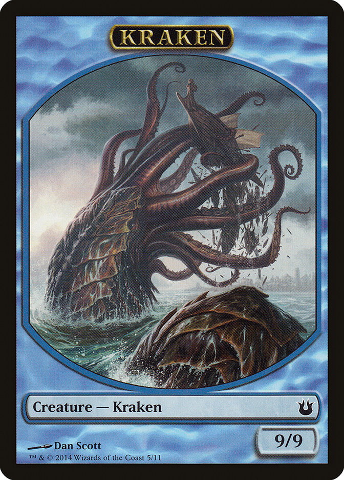 Kraken Token [Born of the Gods Tokens] | Rock City Comics