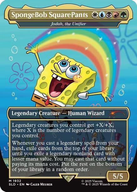 SpongeBob SquarePants - Jodah, the Unifier [Secret Lair Drop Series] | Rock City Comics