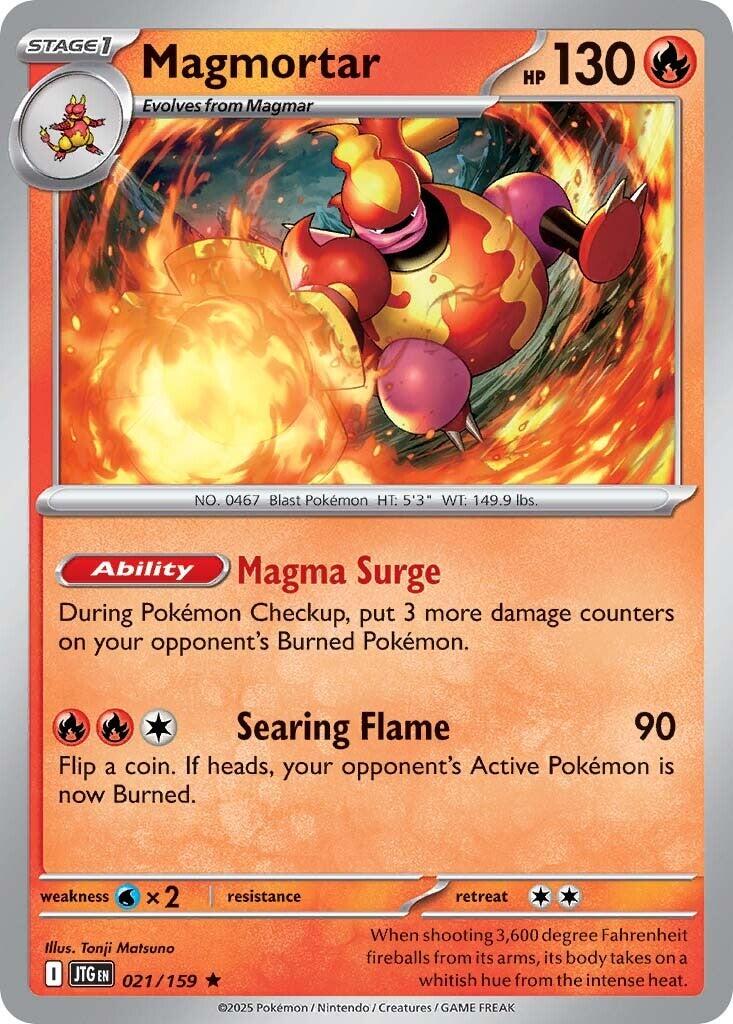 Magmortar (021/159) [Scarlet & Violet: Journey Together] | Rock City Comics