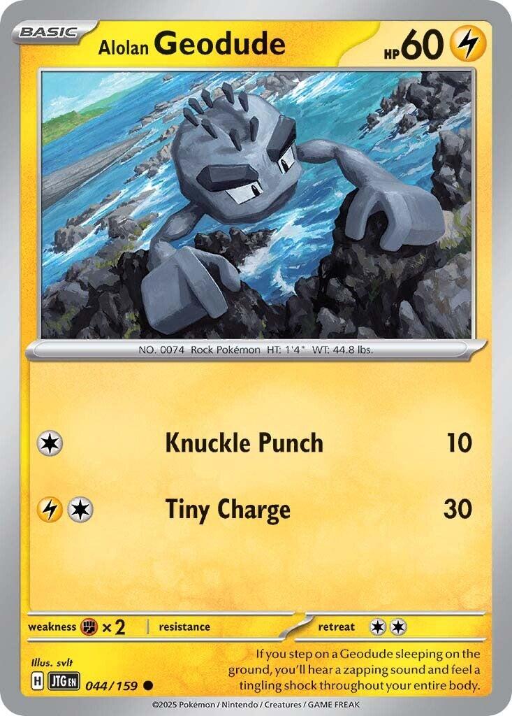 Alolan Geodude (044/159) [Scarlet & Violet: Journey Together] | Rock City Comics