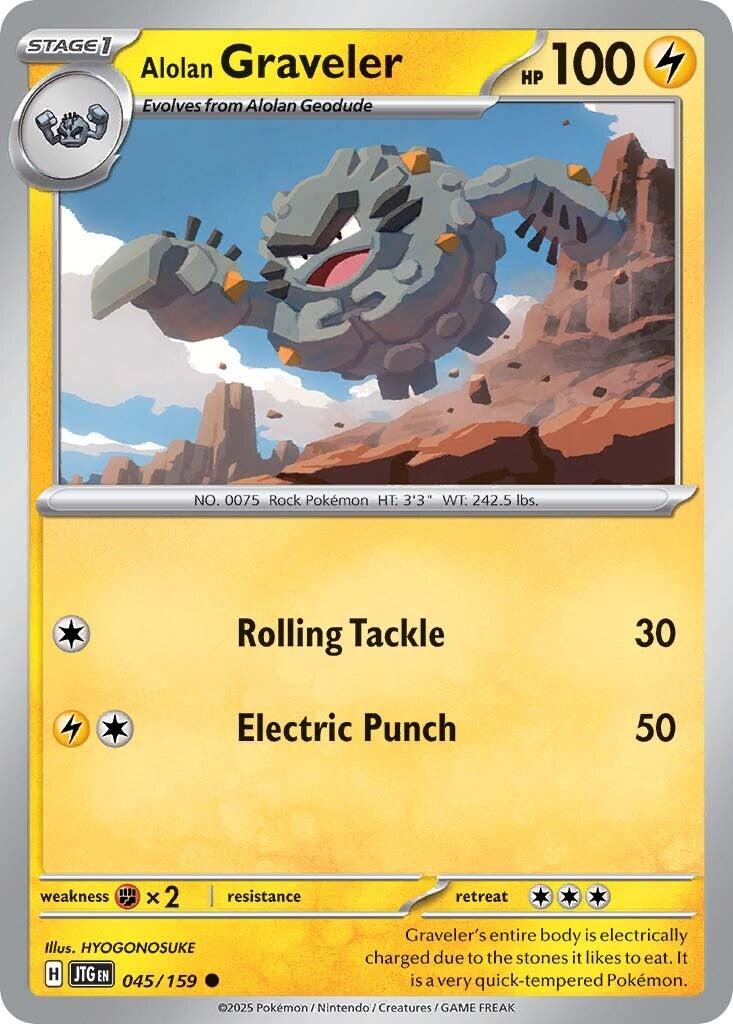 Alolan Graveler (045/159) [Scarlet & Violet: Journey Together] | Rock City Comics