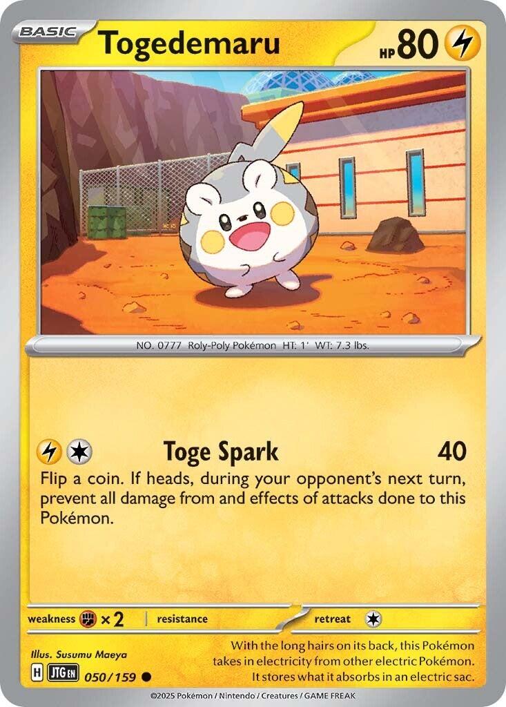 Togedemaru (050/159) [Scarlet & Violet: Journey Together] | Rock City Comics