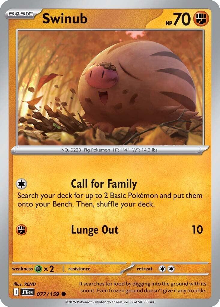 Swinub (077/159) [Scarlet & Violet: Journey Together] | Rock City Comics