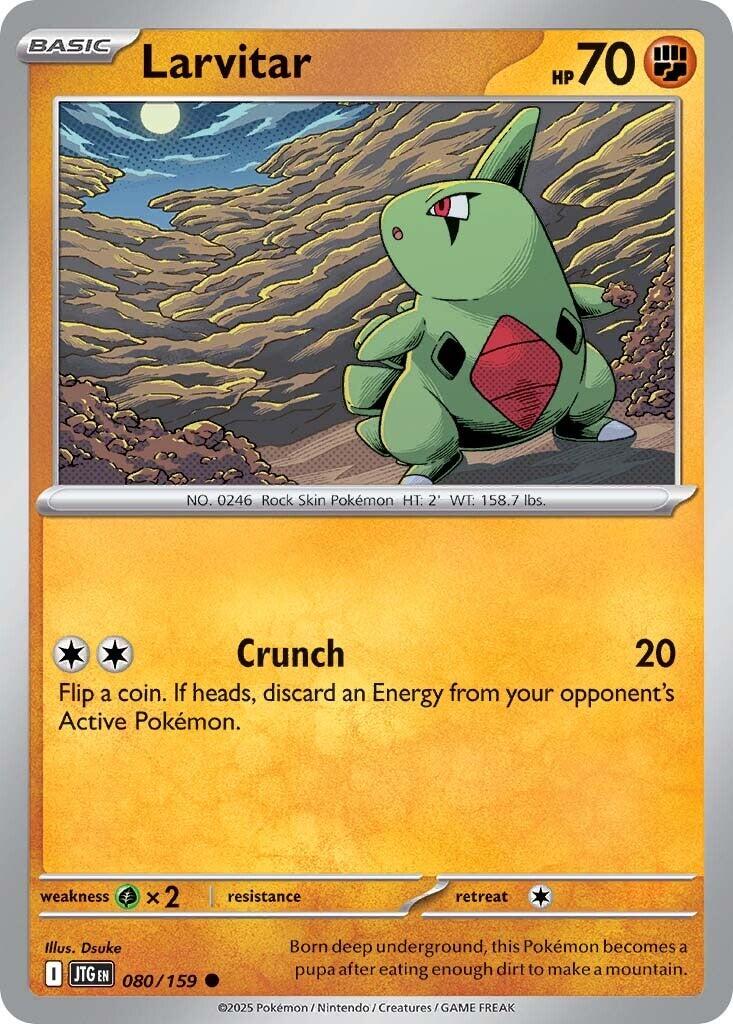 Larvitar (080/159) [Scarlet & Violet: Journey Together] | Rock City Comics