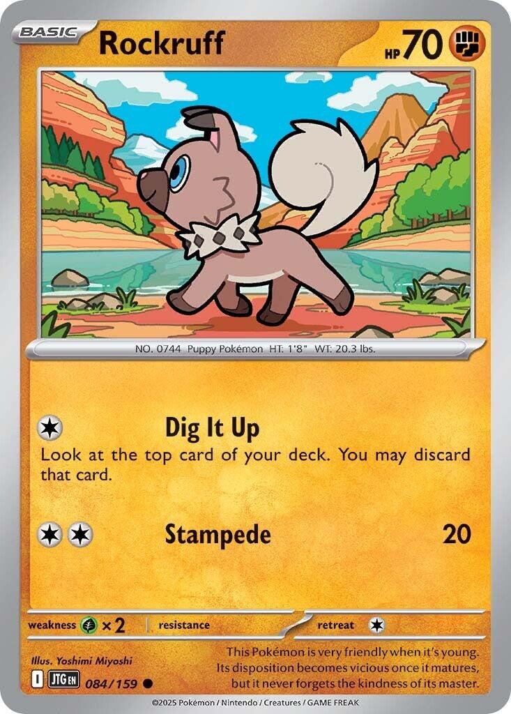 Rockruff (084/159) [Scarlet & Violet: Journey Together] | Rock City Comics