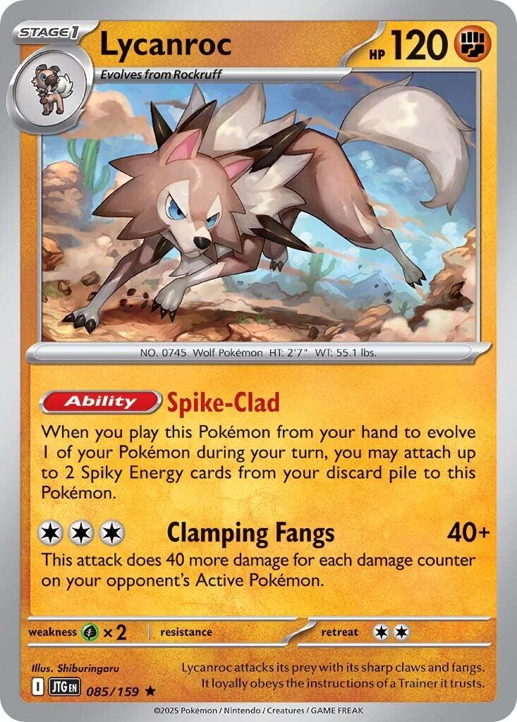 Lycanroc (085/159) [Scarlet & Violet: Journey Together] | Rock City Comics