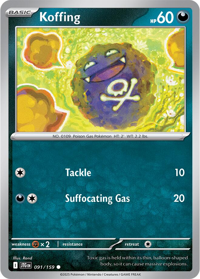 Koffing (091/159) [Scarlet & Violet: Journey Together] | Rock City Comics