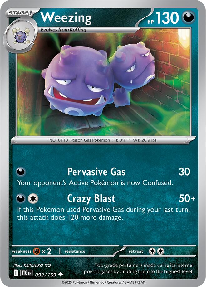 Weezing (092/159) [Scarlet & Violet: Journey Together] | Rock City Comics