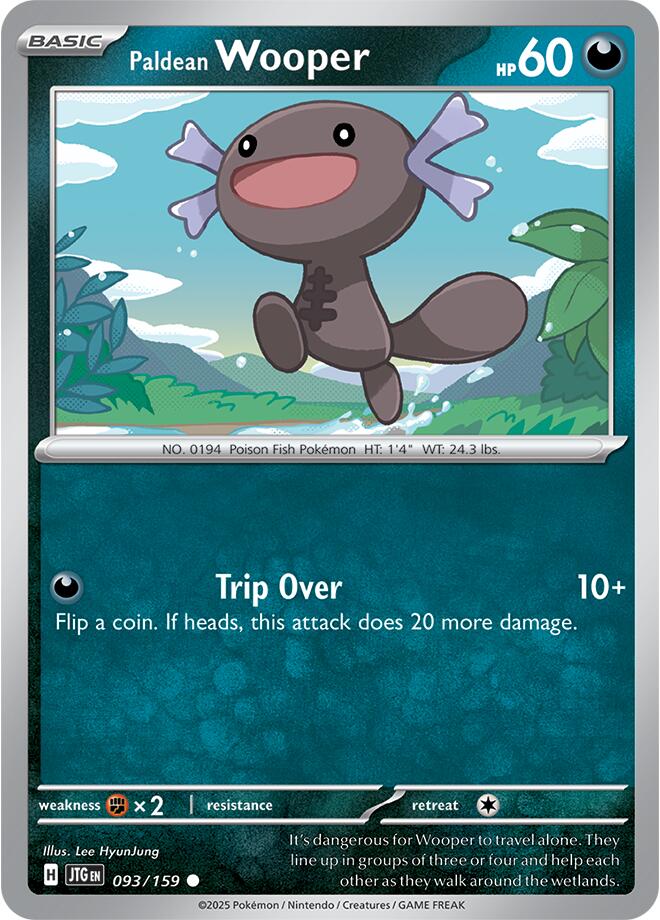 Paldean Wooper (093/159) [Scarlet & Violet: Journey Together] | Rock City Comics